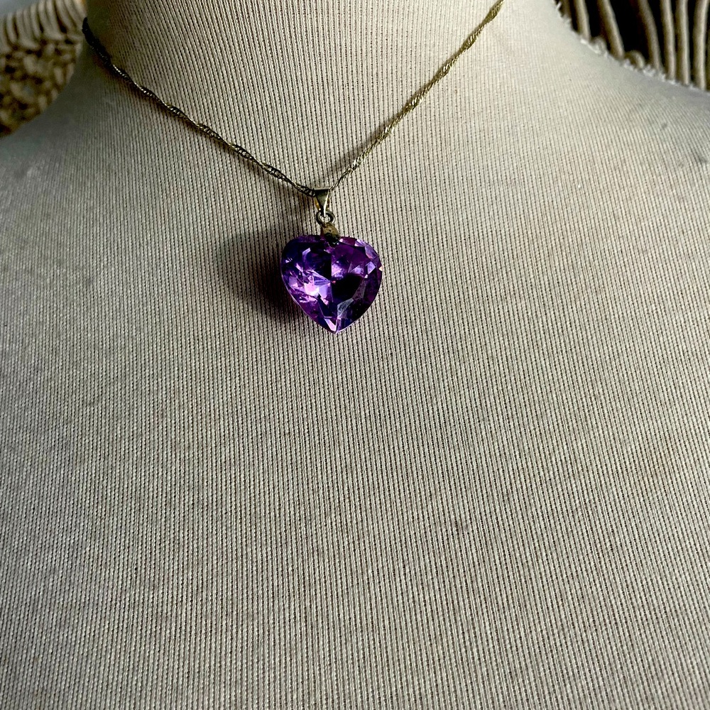 Purple Crystal Necklace